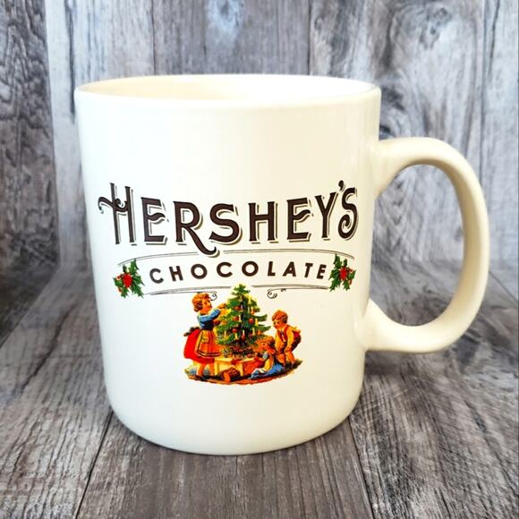 Jumbo Coffee Mug Hershey Oversized Christmas Vintage Retro Dishwasher Safe Gift - Picture 1 of 9